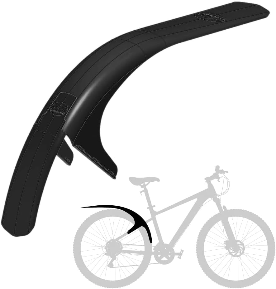 Mudhugger Bike Mudguard - MK2 Large Rear Mountain Bike Mud Guard