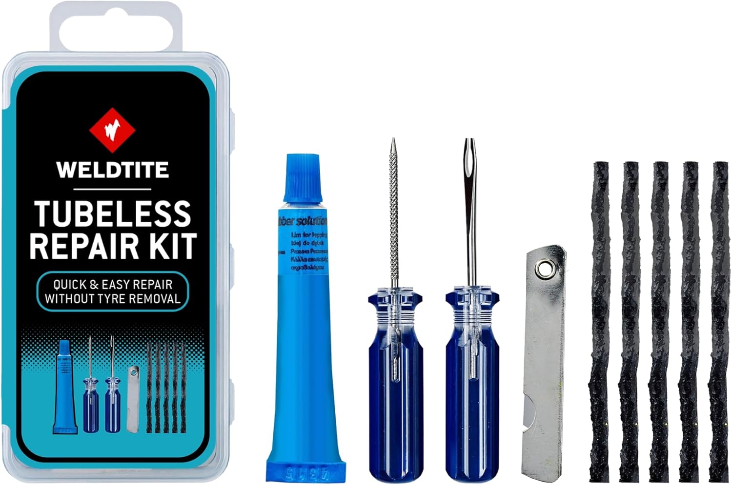 WELDTITE Tubeless Tyre Repair Kit