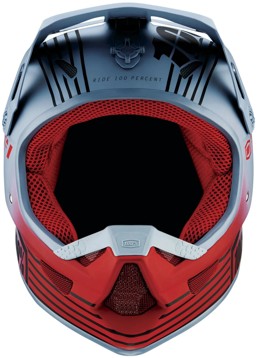 100% Status Helmet Caltec / Grey