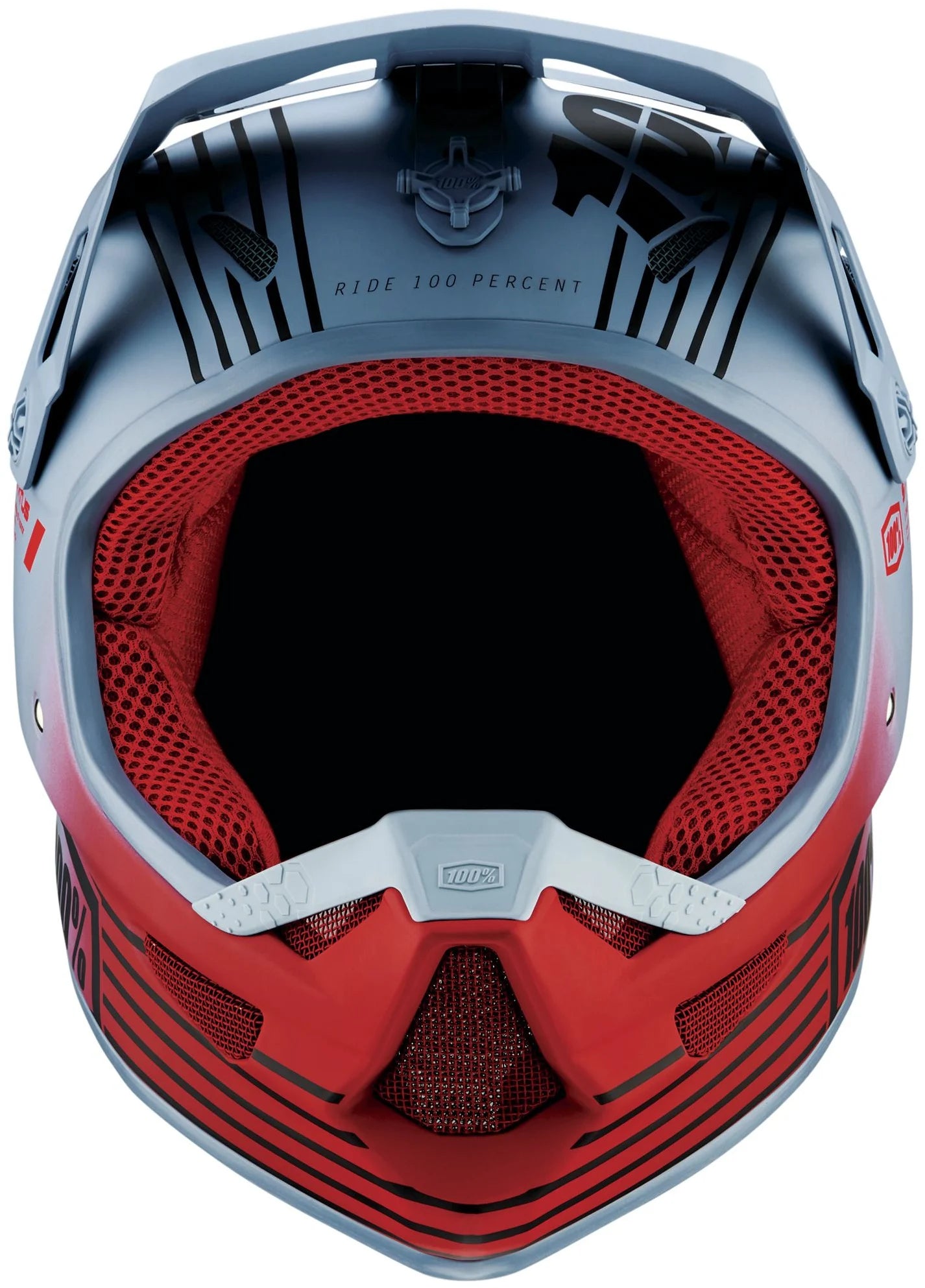 100% Status Helmet Caltec / Grey