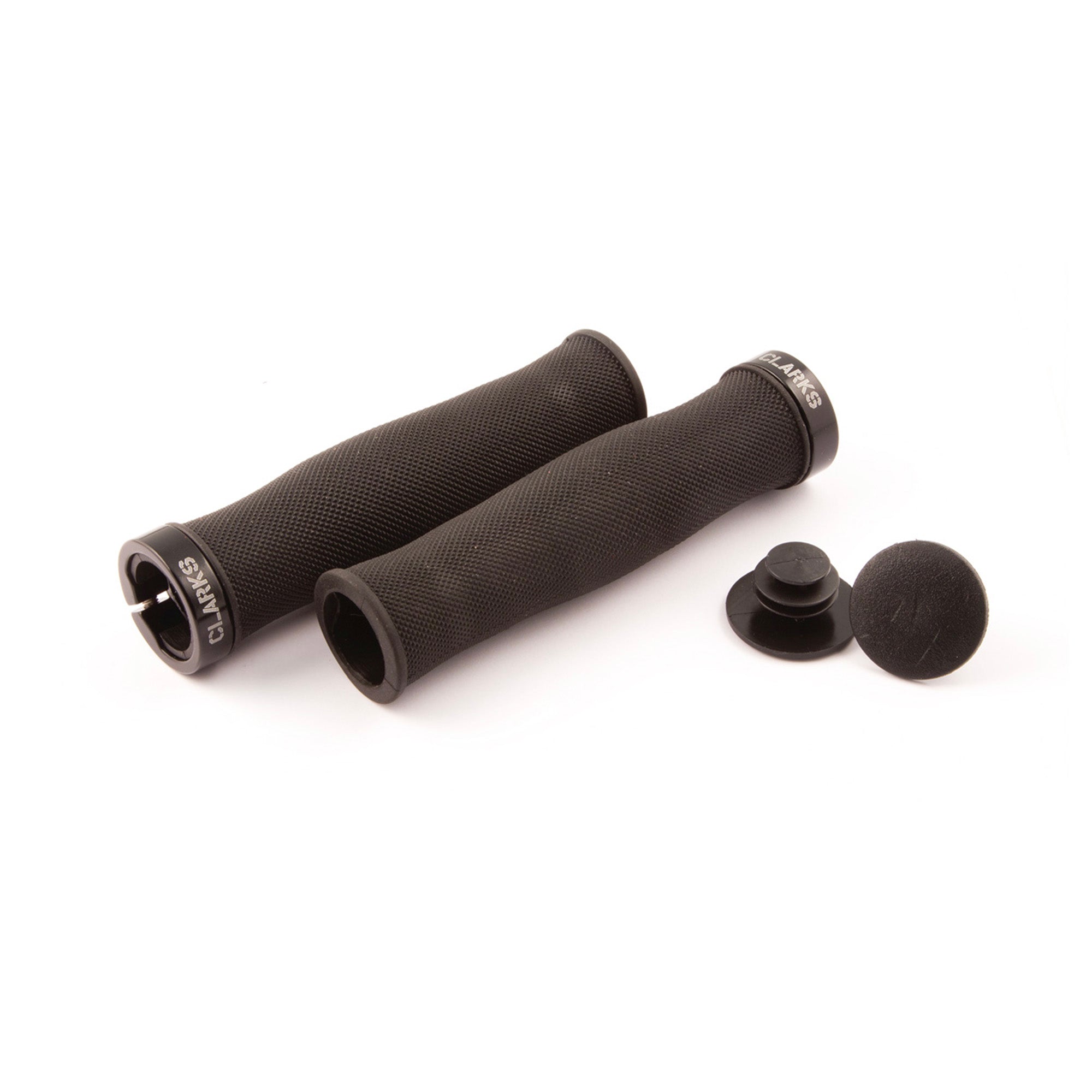 Clarks Dimple surface patter grip with palm support and single light-weight locking ring.