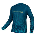 Endura MT500 MTB Long Sleeve Print Tee LTD - Blueberry