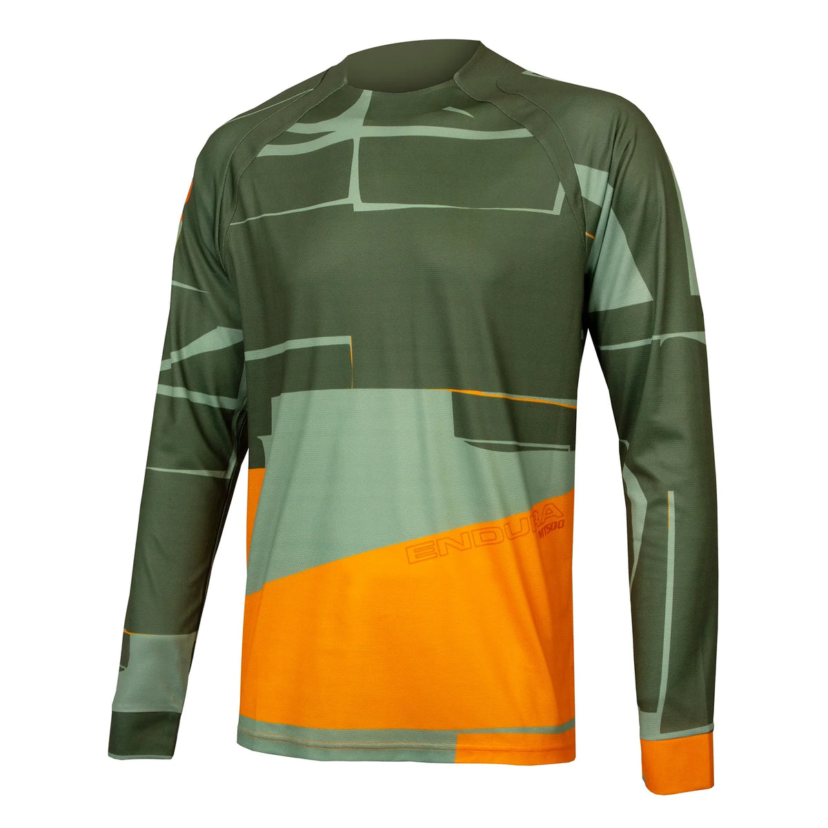 Endura MT500 MTB Long Sleeve Print Tee LTD - Olive Green