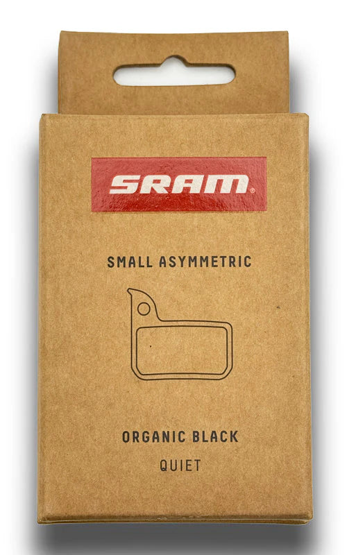Sram Disc Brake Pads - Asymmetric Organic/Steel (Quiet)