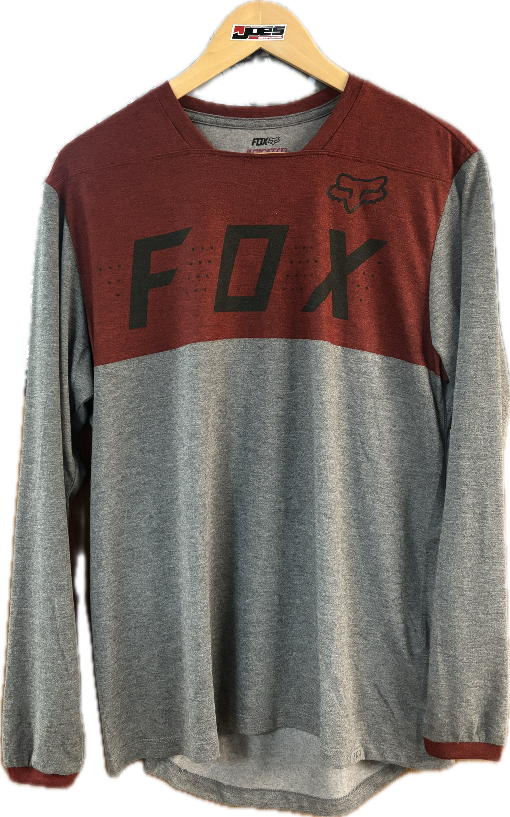 Fox Indicator Long Sleeve Jersey - Heather/Red