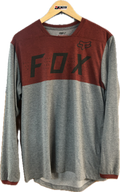Fox Indicator Long Sleeve Jersey - Heather/Red