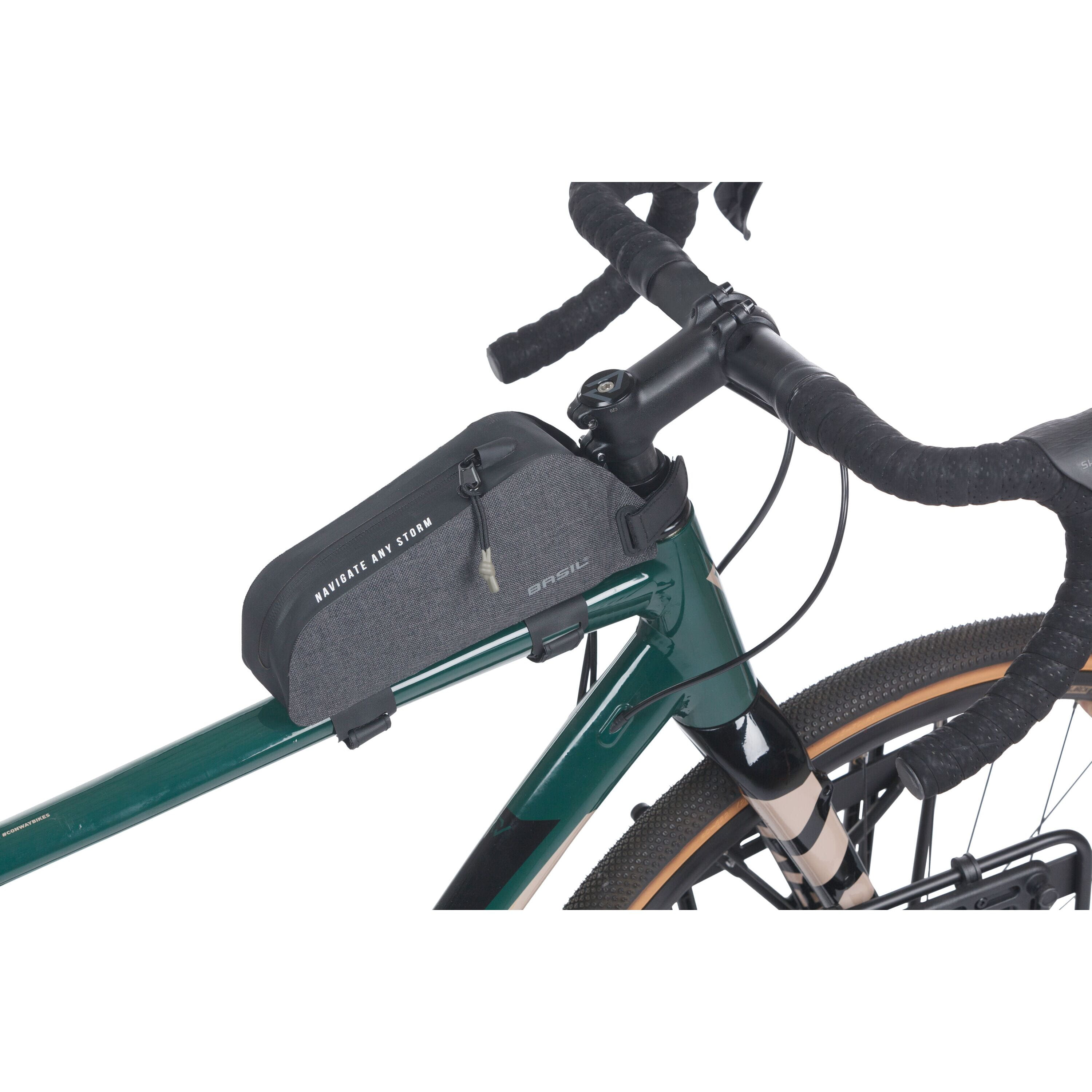 Basil - Navigator Storm Top Tube Frame Bag 0.8L black