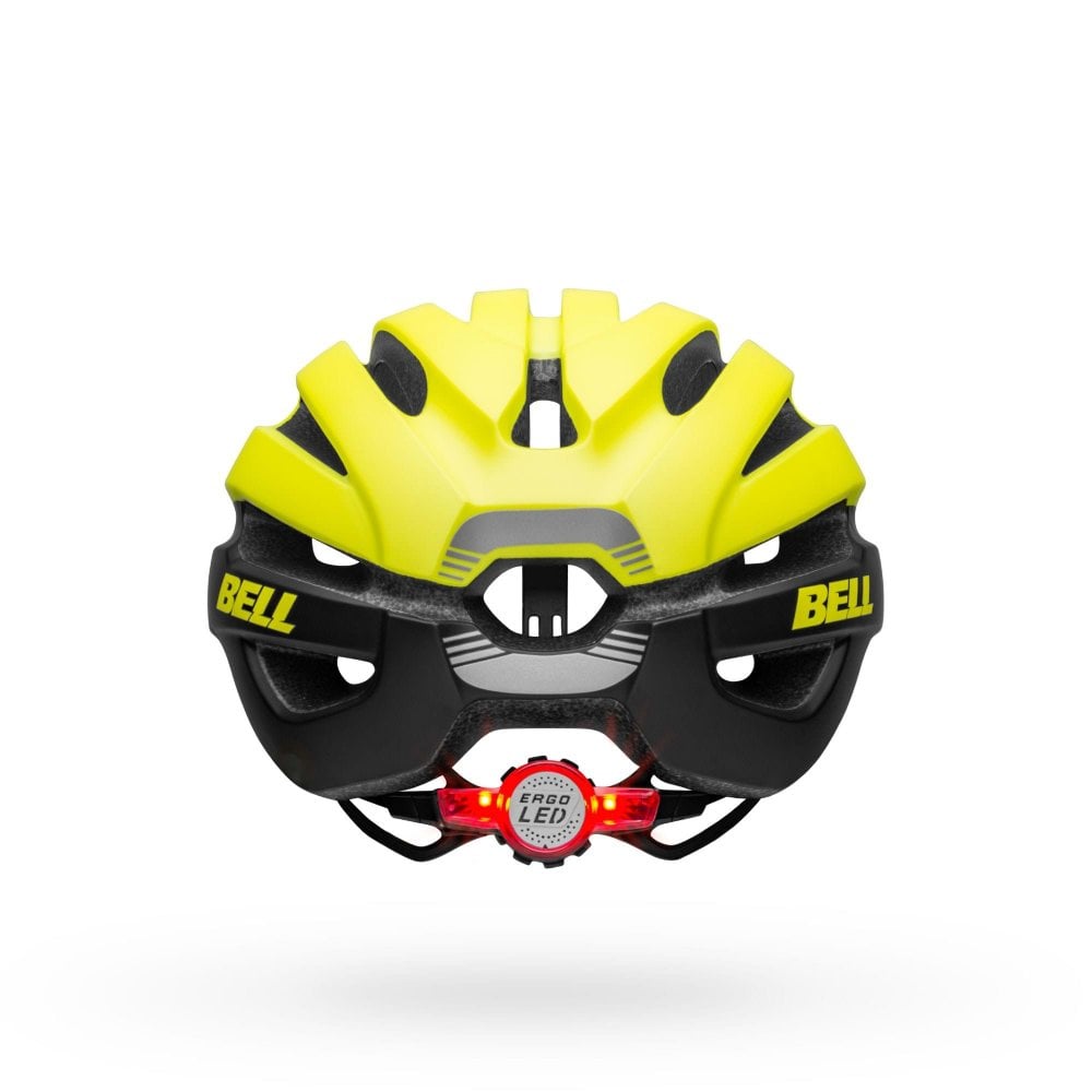 Bell Avenue LED Road Helmet - Matte/Gloss Hi-viz/Black