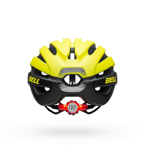 Bell Avenue LED Road Helmet - Matte/Gloss Hi-viz/Black