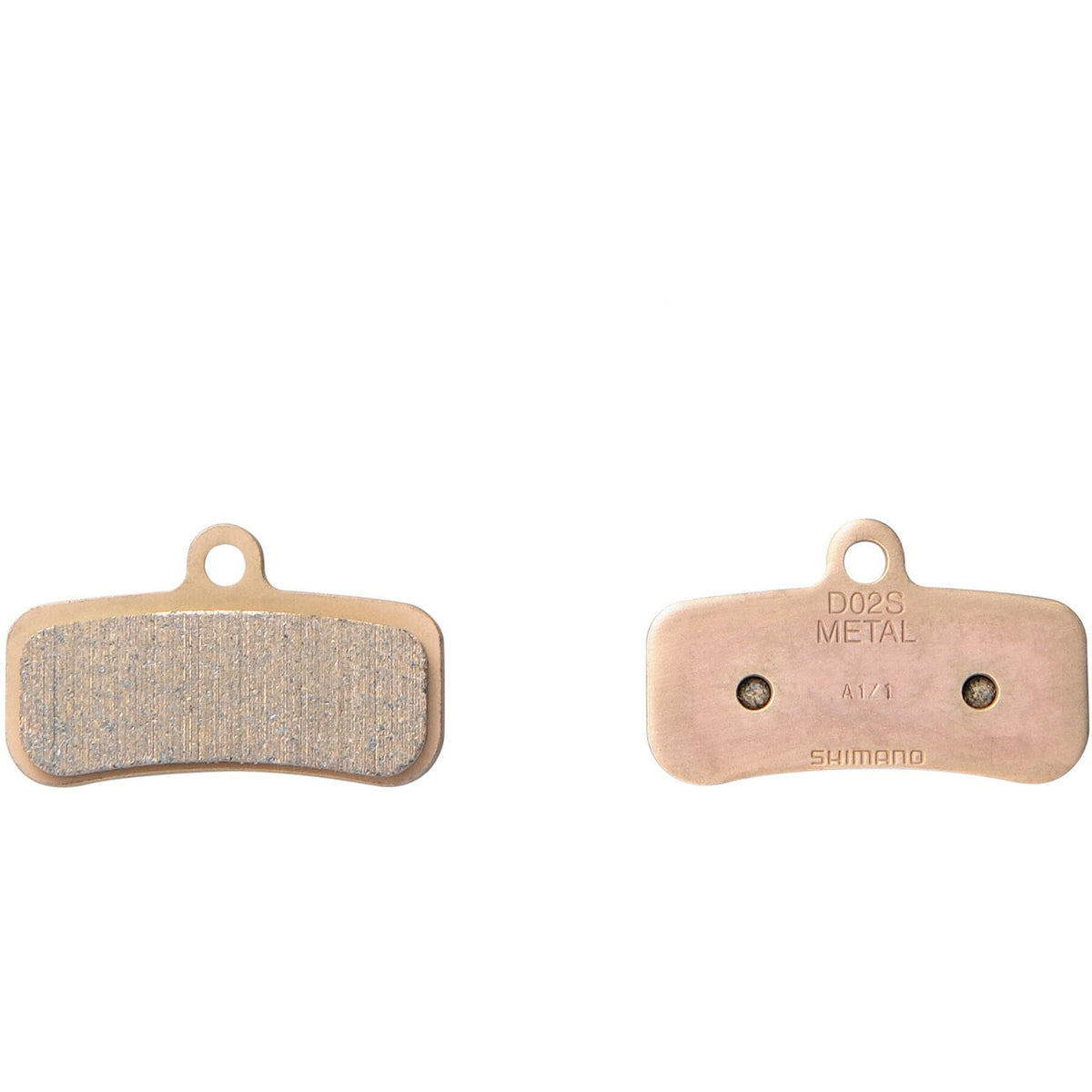 Shimano - D02S-MX disc pads and spring, metal sintered pad, steel back