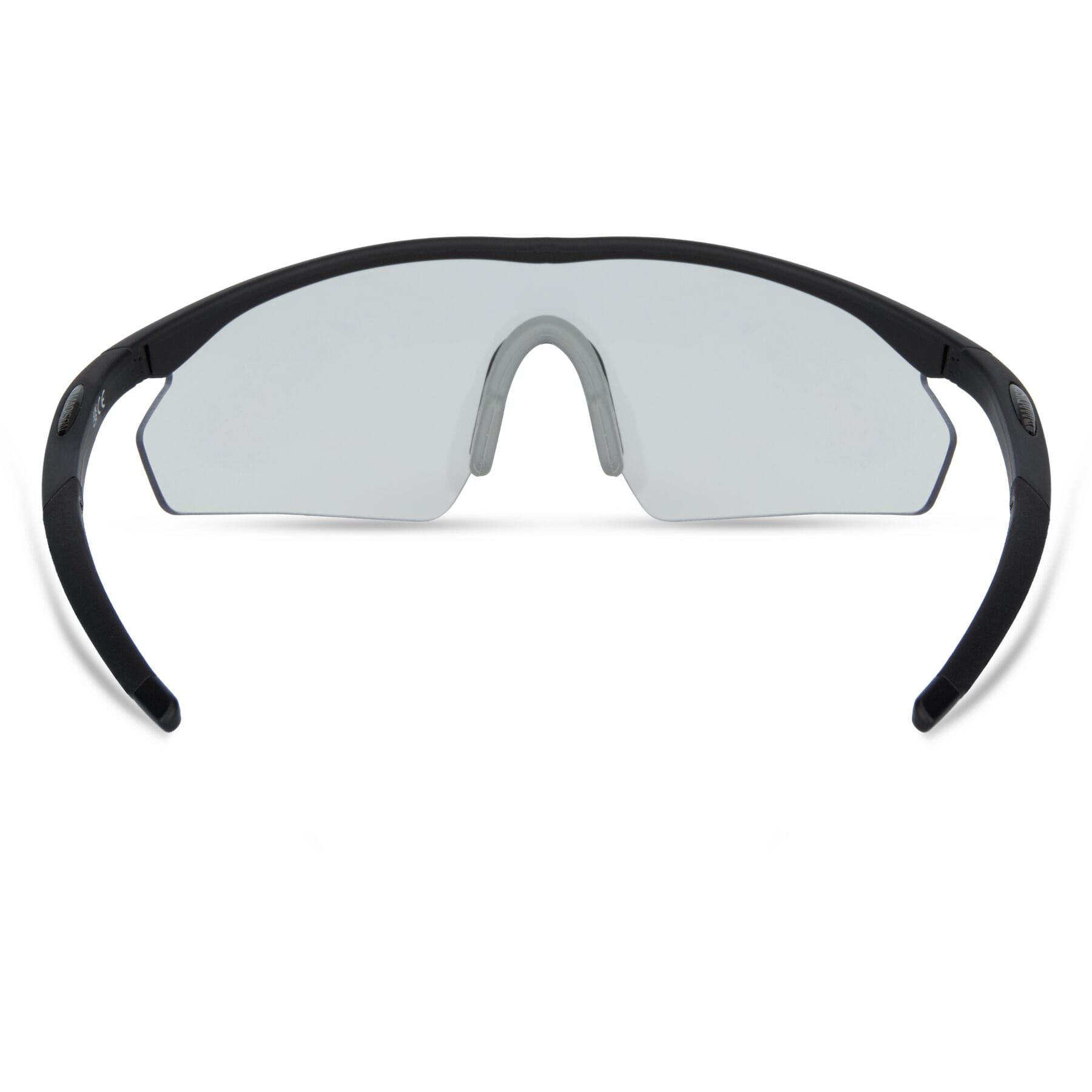 Madison Shields Matt Black Sunglasses - Clear Lens