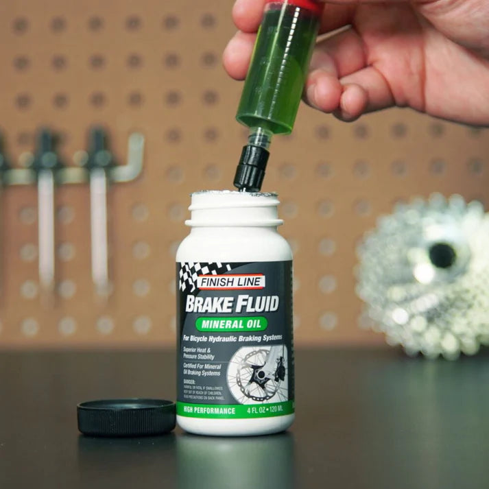 Finish Line Mineral Oil Disc Brake Fluid 4 oz / 120 ml