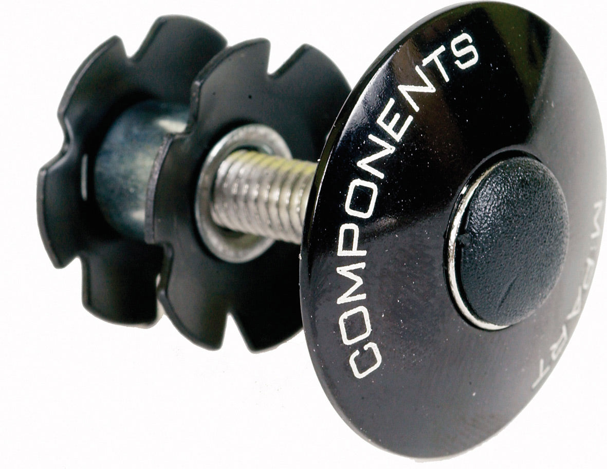 M Part Alloy Star Nut Set 1-1/8 inch Black