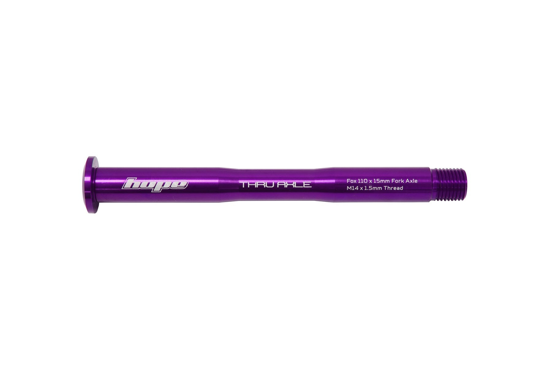 Hope - Thru Axle - Front - Fox 110 x 15mm M14 x 1.5mm Thread