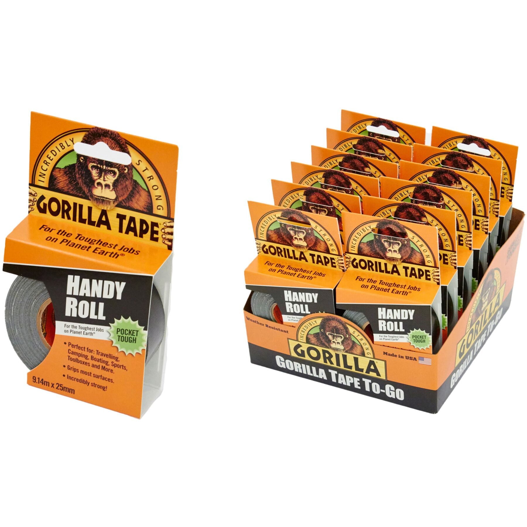 Gorilla Tape Tape Handy Roll 9m x 25mm