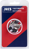 Joe's No Flats Valve Converters Presta to Schrader (Pair)