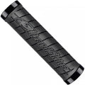 Lizard Skins Dual-Clamp Lock-On Logo Grips - Black