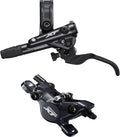 Shimano Deore XT BR-M8100/BL-M8100 bled brake lever/post mount calliper, rear left