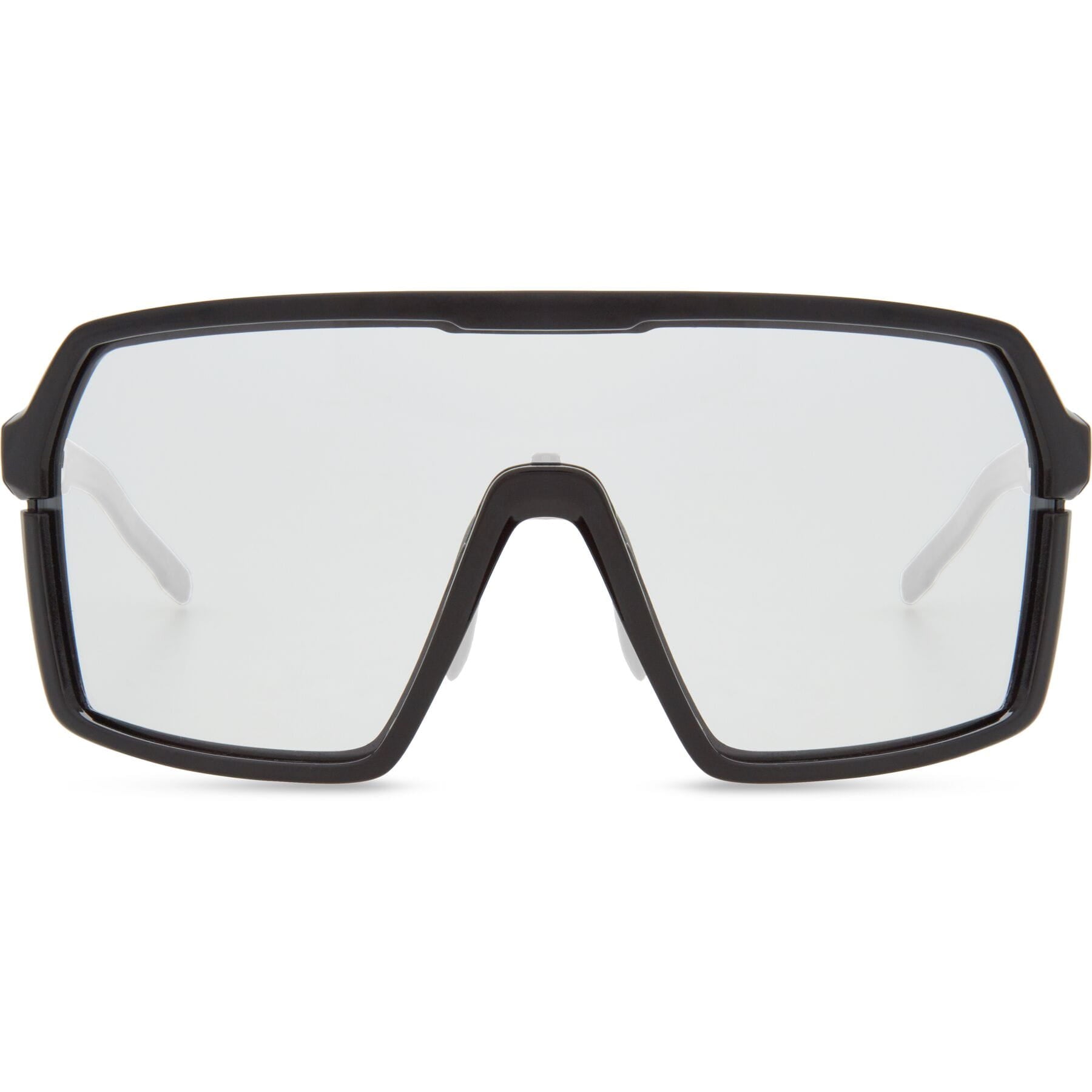 Madison Crypto Gloss Black Sunglasses - Clear Lens