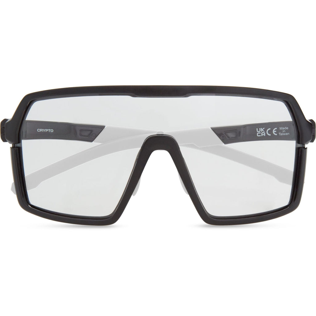 Madison Crypto Gloss Black Sunglasses - Clear Lens