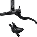 Shimano BR-MT420/BL-M4100 Deore bled brake lever/post mount 4 pot calliper, rear left