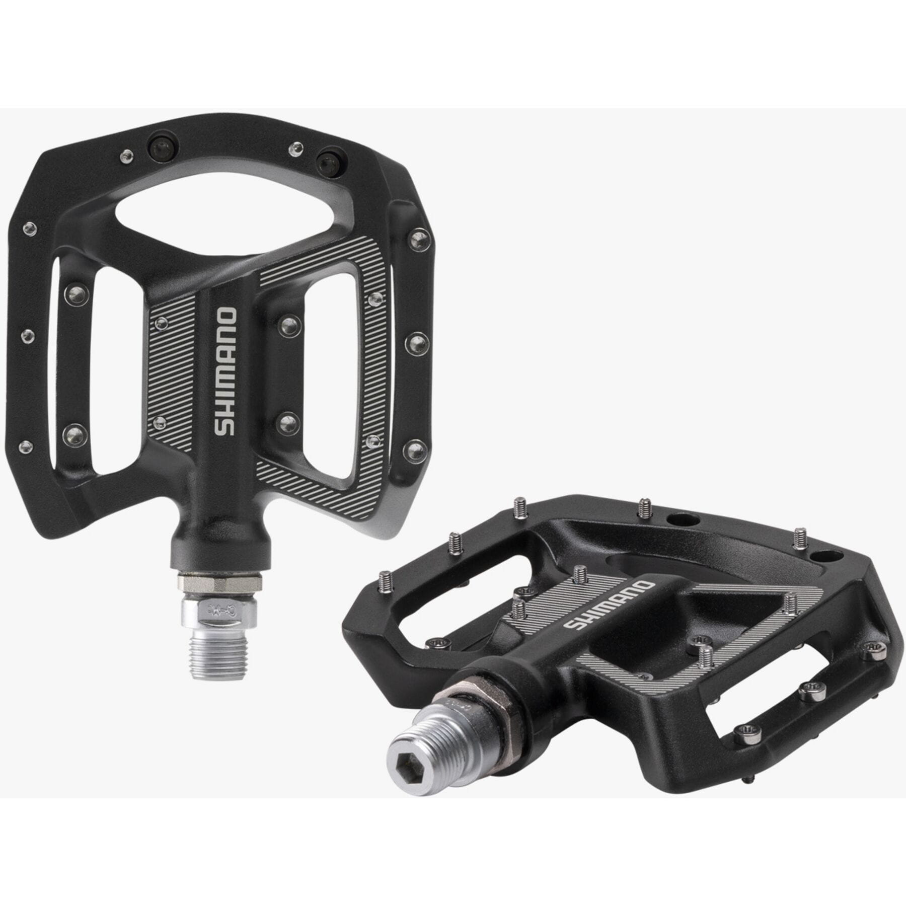 Shimano PD-GR500 MTB flat pedals, black