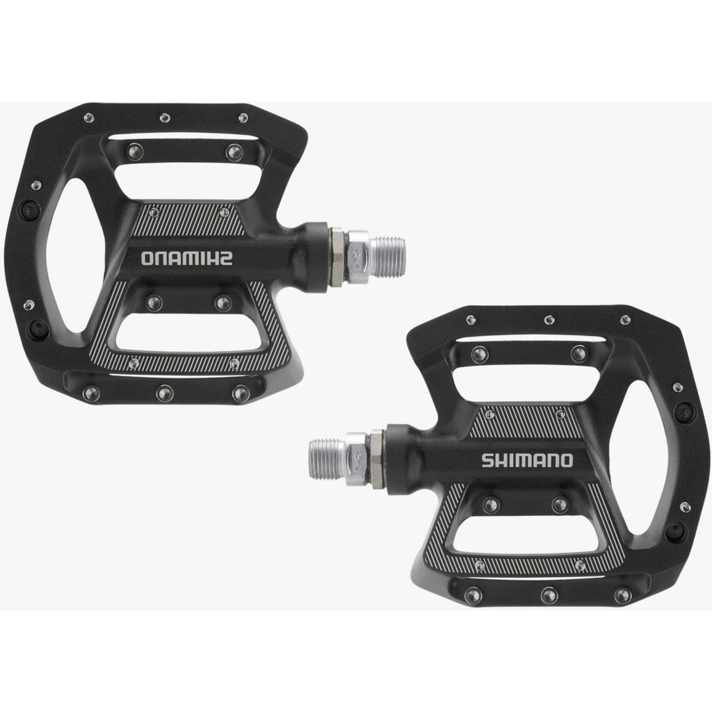 Shimano PD-GR500 MTB flat pedals, black