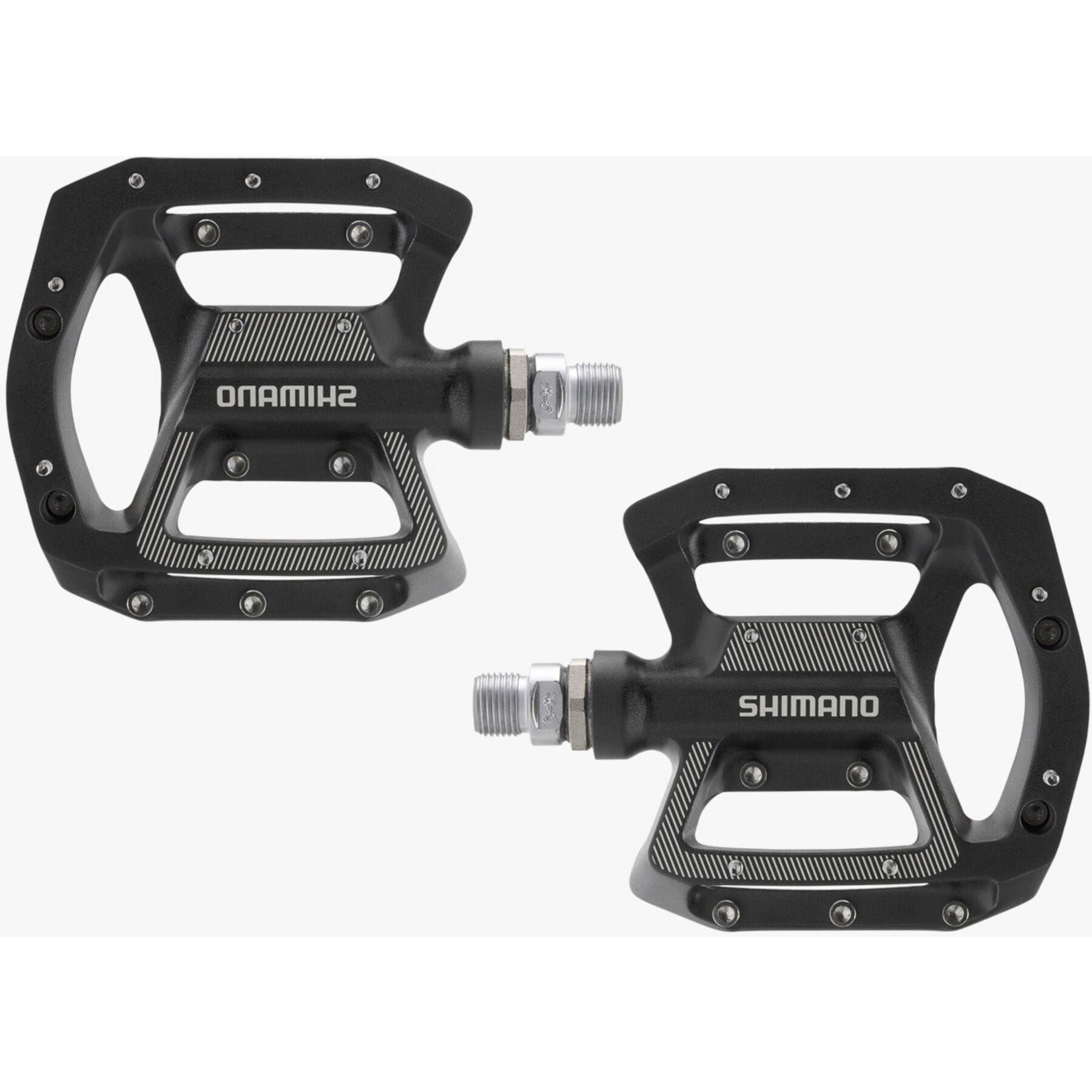 Shimano PD-GR500 MTB flat pedals, black