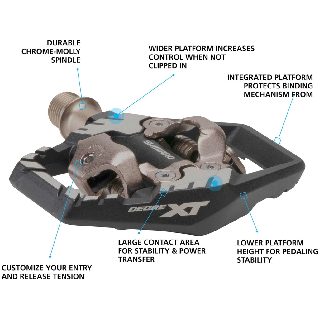 Shimano PD-M8120 Deore XT trail wide SPD pedal