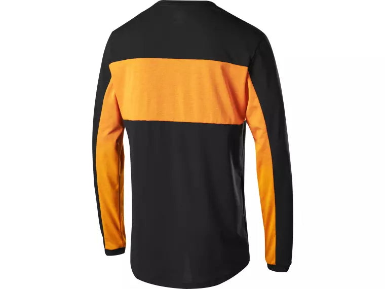Fox Racing Ranger DR Foxhead LS MTB Jersey - Black/orange