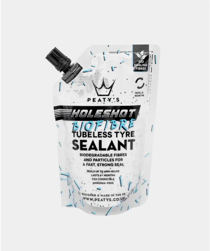 Peaty's Holeshot BioFibre Tubeless Tyre Sealant