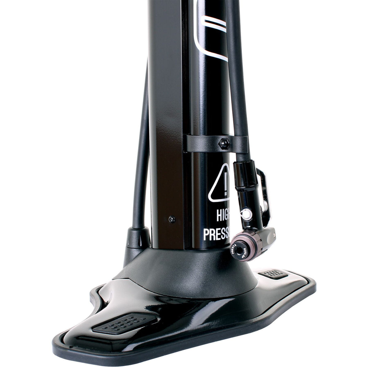 TRUFLO - Airstore track pump with auxillary storage cylinder for tubeless tyres