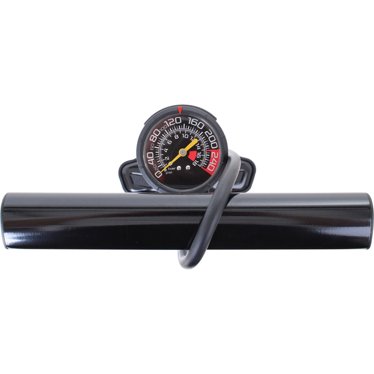 TRUFLO - Airstore track pump with auxillary storage cylinder for tubeless tyres