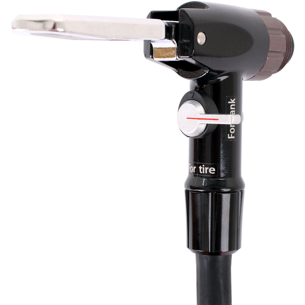 TRUFLO - Airstore track pump with auxillary storage cylinder for tubeless tyres