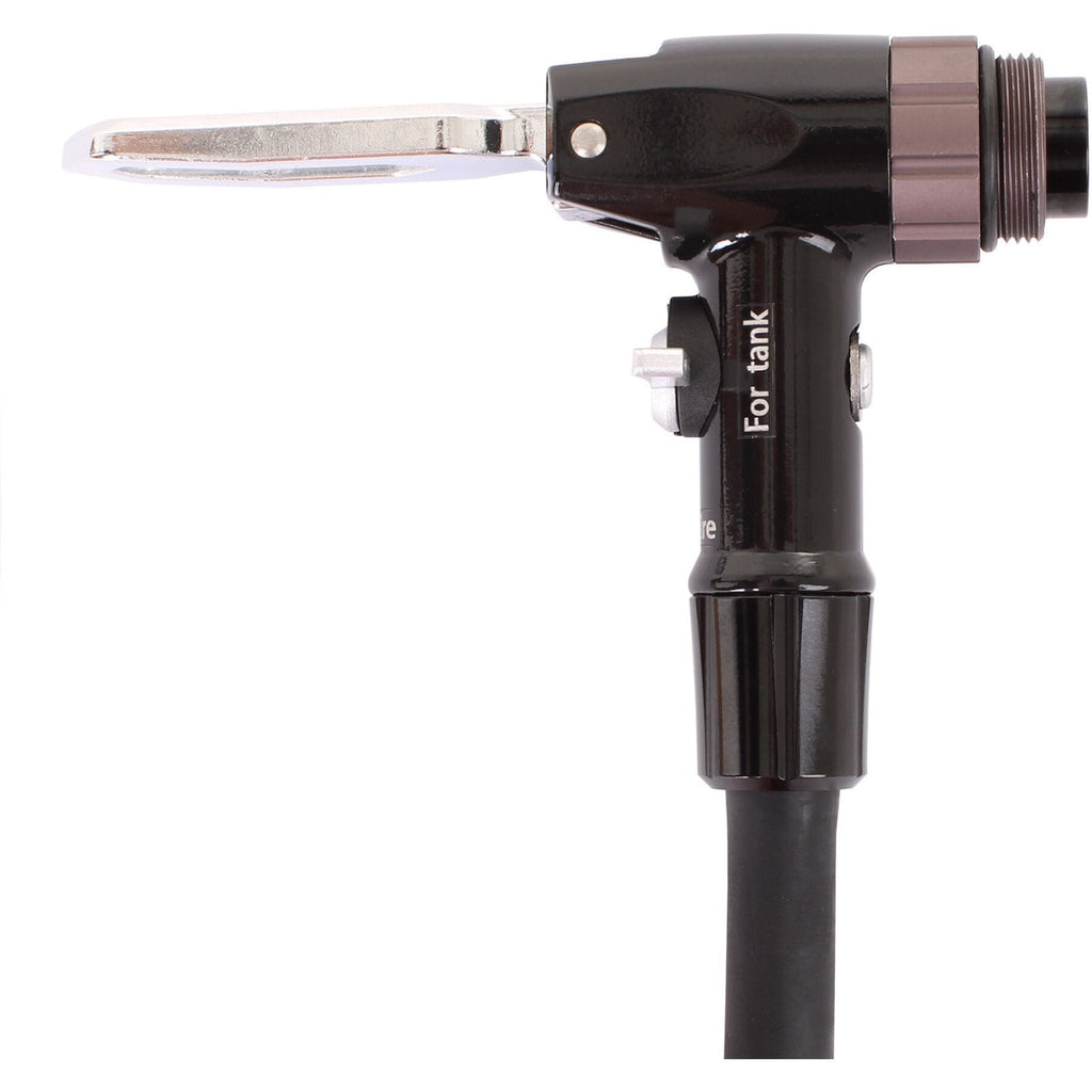 TRUFLO - Airstore track pump with auxillary storage cylinder for tubeless tyres