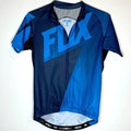 Fox Racing Mens Blue Full Zip Short Sleeve Cycling Jersey