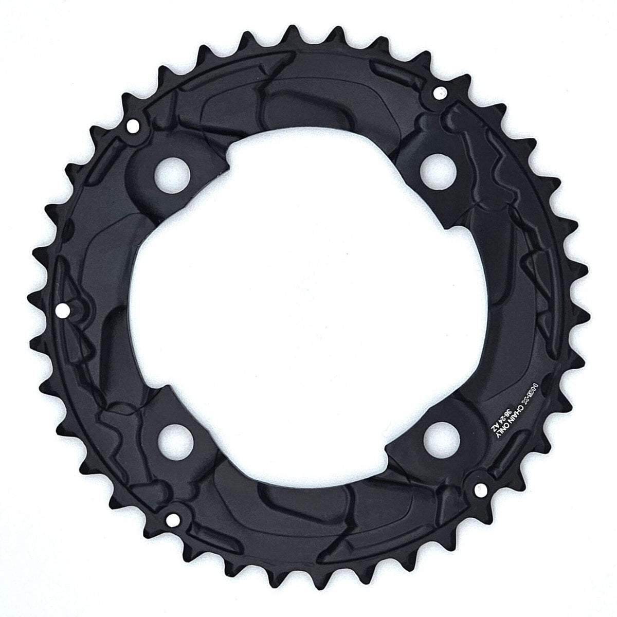 Shimano FC-M617 Deore 10 speed double outer chainring, 38T